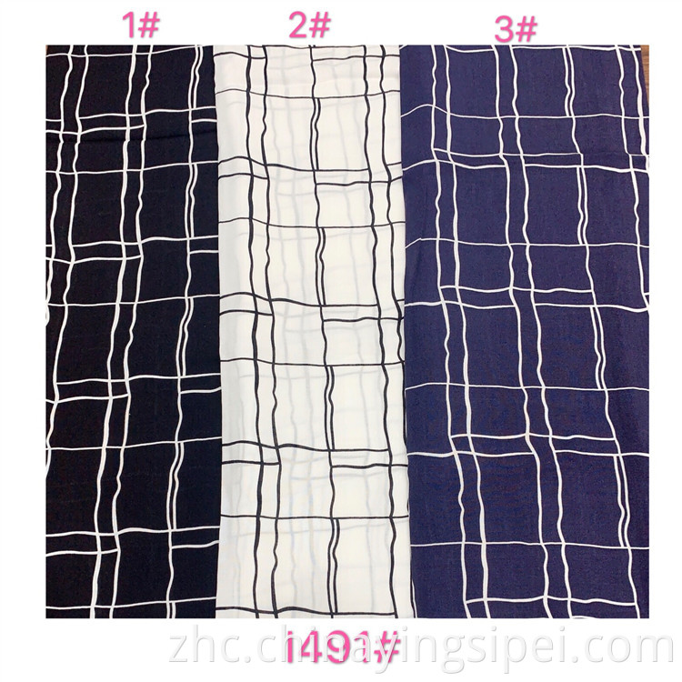  poplin viscose stock lot Rayon printed fabrics